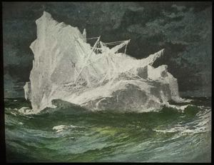 Image: Ship In An Iceberg, Engraving